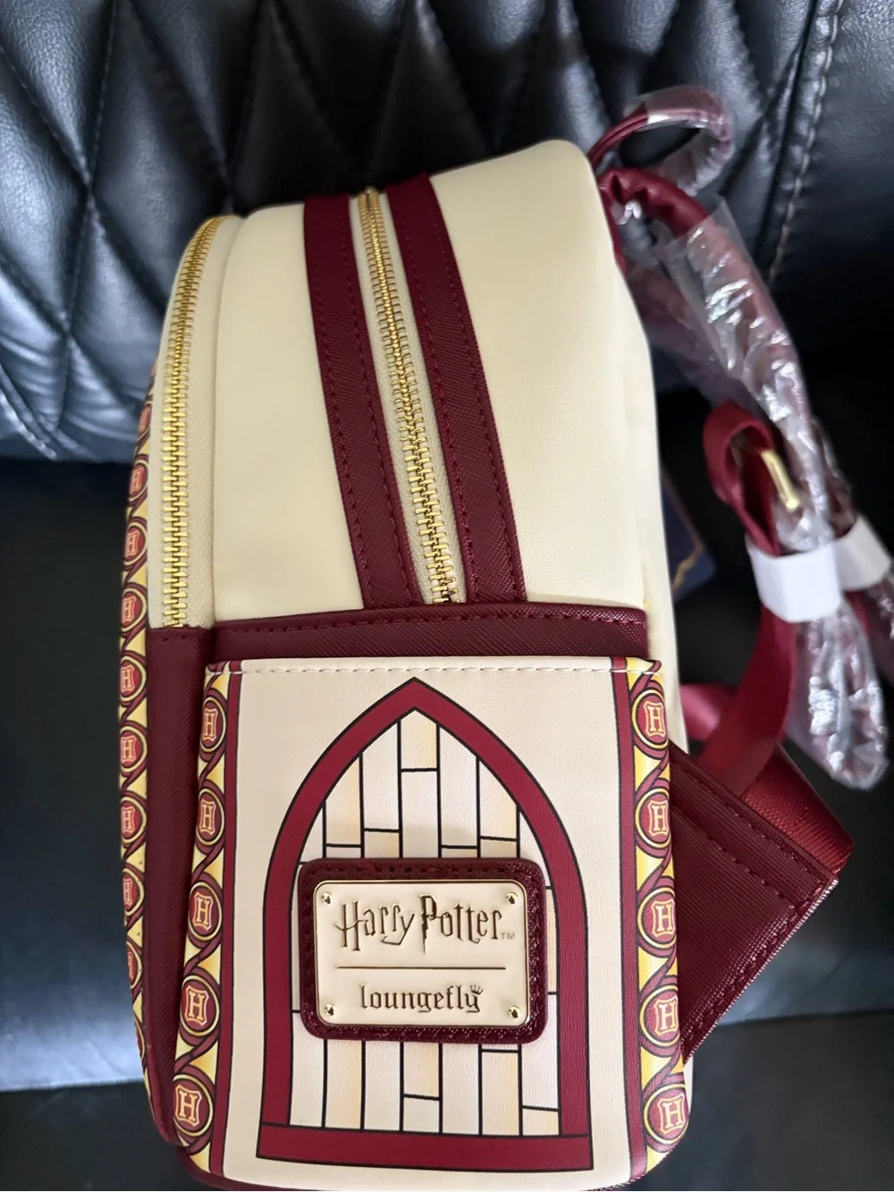 Loungefly Harry Potter Hedwig Stained Glass Window Mini Backpack